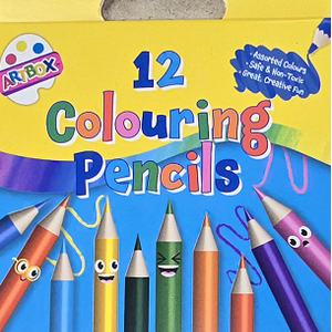 Child friendly mini colouring pencils. Easy grip for little hands